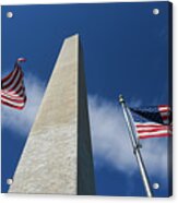 The Washington Monument Reopened Acrylic Print