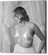 The Wired Bra- Innovator Jack Glick and the development of the strapless  wireless bra. #2 Canvas Print / Canvas Art by Nina Leen - Fine Art America