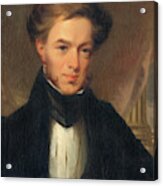 Portrait Of Thomas Ustick Walter, 1835 Acrylic Print