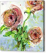 Three Roses Acrylic Print