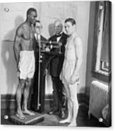 Tiger Flowers On Scale, Harry Greb Acrylic Print