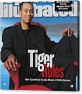 Tiger Woods, Golf Sports Illustrated Cover Acrylic Print