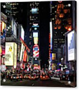 Times Square Colors 2006 Acrylic Print