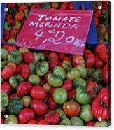 Tomatoes Acrylic Print