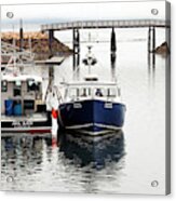 Town Pier In August Acrylic Print