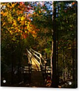 Trail Bridge Acrylic Print