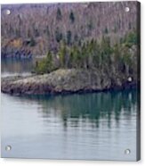 Tranquility In Silver Bay Acrylic Print