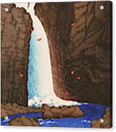 Travel Souvenir First Collection, Yuhi Waterfall, Shiobara - Digital Remastered Edition Acrylic Print
