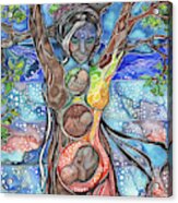Tree Of Life - Cha Wakan Acrylic Print