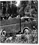 Truck Full Of Mules Acrylic Print