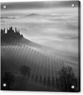 Tuscany Fog Acrylic Print