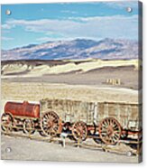 Twenty Mule Wagon In Death Valley Acrylic Print