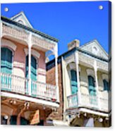 Two Balconies New Orleans Acrylic Print
