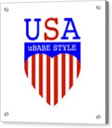 Ubabe Style America Acrylic Print
