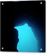 Underwater Cave Acrylic Print