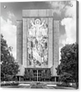 University Of Notre Dame Hesburgh Library Acrylic Print
