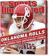 University Of Oklahoma Qb Jason White Sports Illustrated Cover Acrylic Print