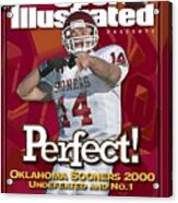 University Of Oklahoma Qb Josh Heupel Sports Illustrated Cover Acrylic Print