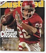 University Of Oklahoma Quentin Griffin, 2001 Orange Bowl Sports Illustrated Cover Acrylic Print