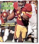 University Of Southern California Marcus Allen Sports Illustrated Cover Acrylic Print