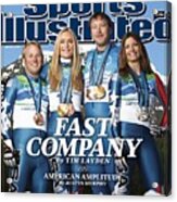 Us Alpine Skiing Medalists, 2010 Winter Olympics Sports Illustrated Cover Acrylic Print