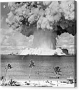 POSTER PRINT PHOTO EVENT BIKINI ATOLL BAKER NUCLEAR BOMB TEST EXPLOSION SEB667