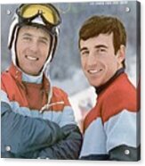 Usa Billy Kidd And Jim Huega, Olympic Skiing Sports Illustrated Cover Acrylic Print