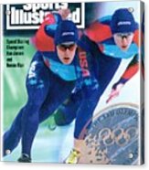 Usa Dan Jansen And Bonnie Blair, 1994 Winter Olympics Sports Illustrated Cover Acrylic Print