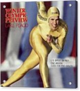 Usa Eric Heiden, 1980 Lake Placid Olympic Games Preview Sports Illustrated Cover Acrylic Print