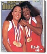 Usa Florence Griffith-joyner And Jackie Joyner-kersee, 1988 Sports Illustrated Cover Acrylic Print