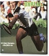 Usa John Mcenroe, 1984 Us Open Sports Illustrated Cover Acrylic Print