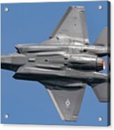 Usaf F-35 Lightning Ii Afterburner Acrylic Print