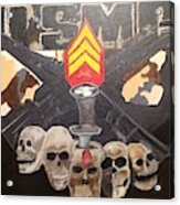 Usmc Acrylic Print