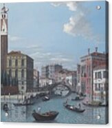 Venice, The Entrance To The Grand Canal At S. Geremia Acrylic Print