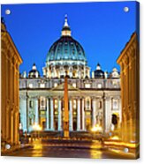 View Of Vatican City Acrylic Print