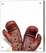 Vintage Boxing Gloves Acrylic Print