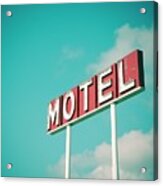 Vintage Motel Iv Acrylic Print