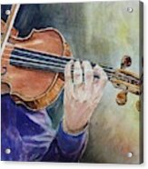 Violin Musician Acrylic Print