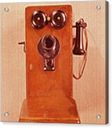 Wall Mounted Telephone Acrylic Print
