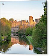 Warwick Castle At Sunrise Acrylic Print