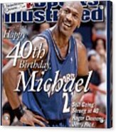 Washington Wizards Michael Jordan... Sports Illustrated Cover Acrylic Print