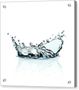 Water Splash Acrylic Print