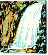 Waterfall Acrylic Print