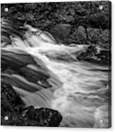 Waterfalls At Ricketts Glenn Acrylic Print