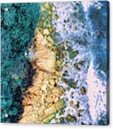 Waves Interrupted Acrylic Print