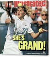 West Germany Steffi Graf, 1988 Us Open Sports Illustrated Cover Acrylic Print