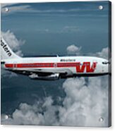 Western Airlines Boeing 737-247 Acrylic Print