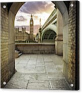 Westminster Tunnel Acrylic Print