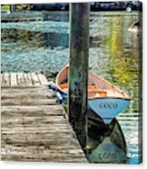 Whitehall Rowboat Coco Acrylic Print