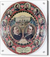 William-taft Election Souvenir Plate Acrylic Print